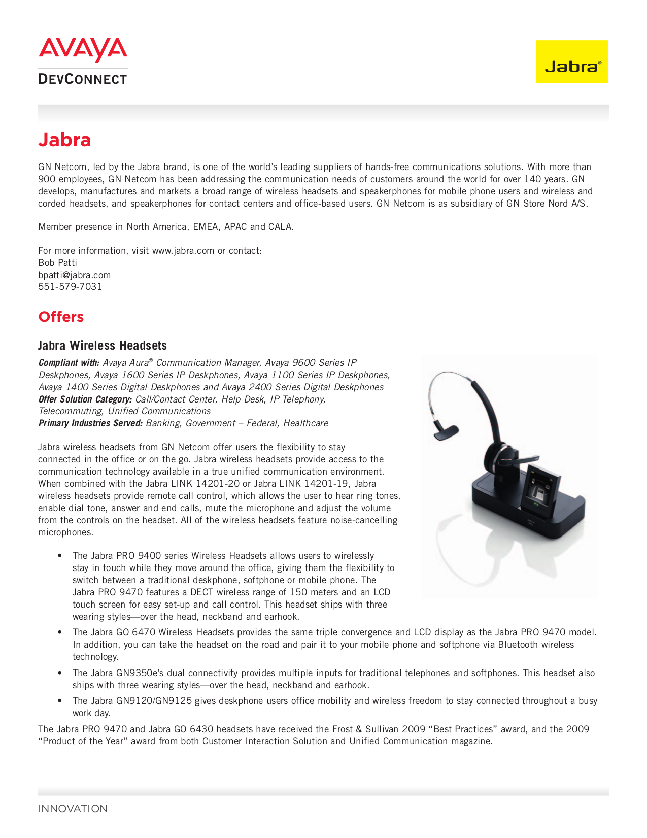 Download free pdf for Jabra GN 9350 Headset manual